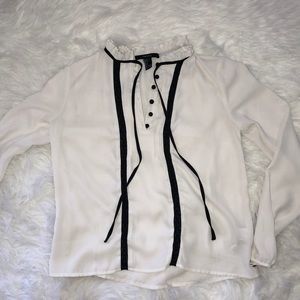 Forever 21 long sleeve blouse with buttons
